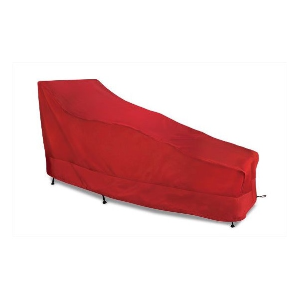 Eevelle Meridian Chaise Chair Cover, Red, 65 in L x 28 in W x 27.5 in H MDCCL-RED - main
